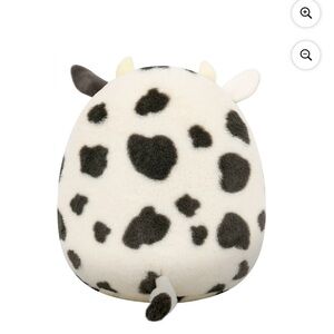 Squishmallows Black and White Cow Stuffed Animal